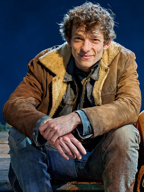 Brokeback Mountain Mike Faist Suede Shearling Jacket Shop now