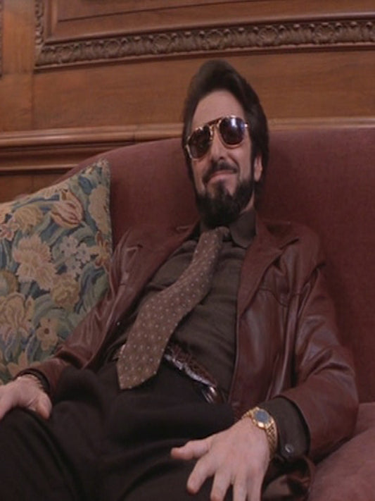 Carlito Way Al Pacino Brown Leather Jacket Easter Sale