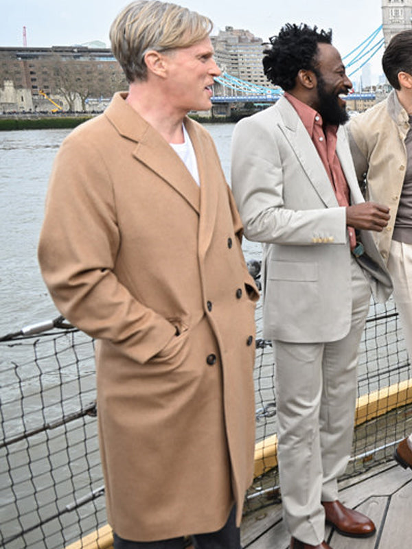Cary Elwes The Ministry of Ungentlemanly Warfare Wool Coat Free Shipping UK USA Canada
