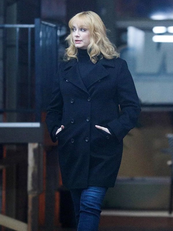Christina Hendricks Good Girls Wool Coat