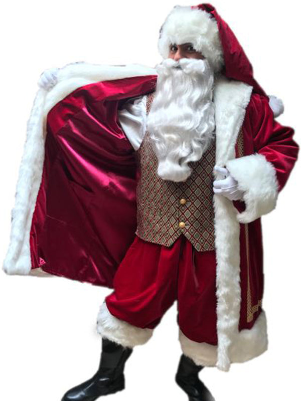 Christmas Bad Santa Claus Red Velvet Winter Coat Buy now