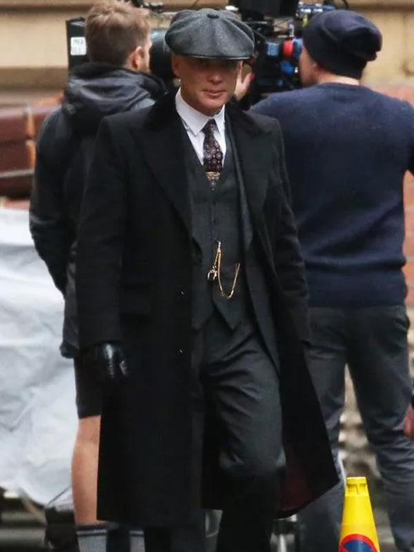 Cillian Murphy Peaky Blinders Tommy Shelby Wool Coat Christmas Sale