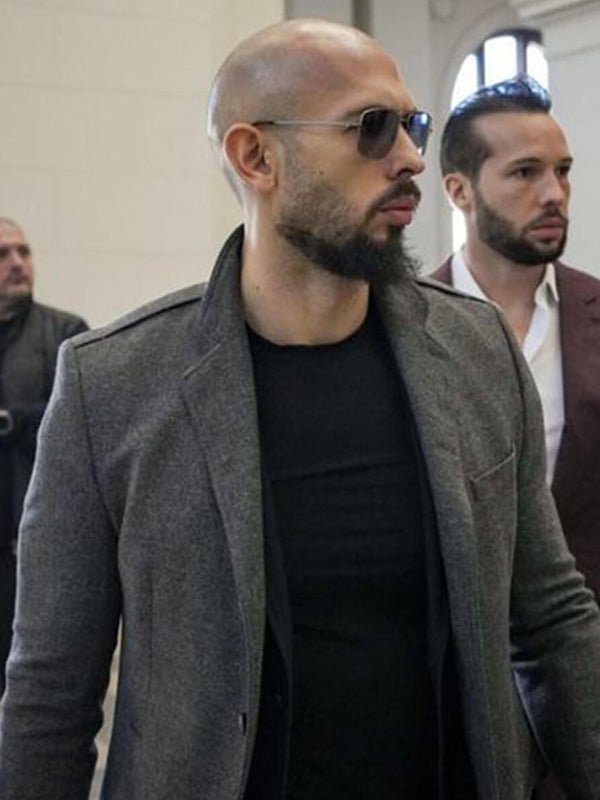 Cobra Top G Andrew Tate Gray Wool Blazer Shop now