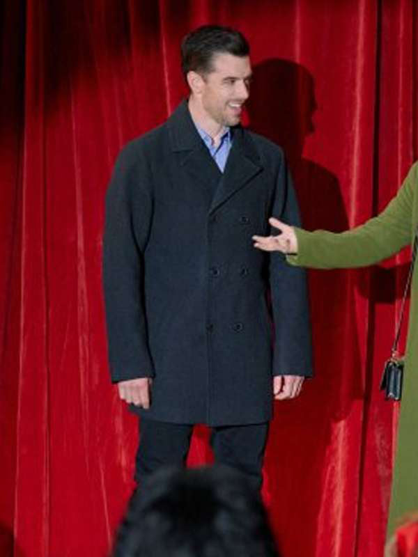 Dan Jeannotte Our Christmas Mural Classic Wool Peacoat Black Friday Sale