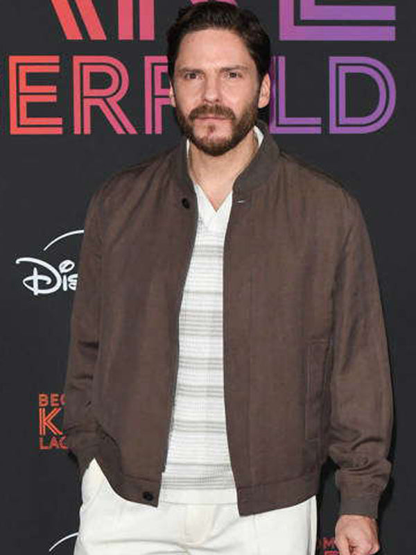 Daniel Bruhl Premiere Brown Cotton Jacket Gifts For Him