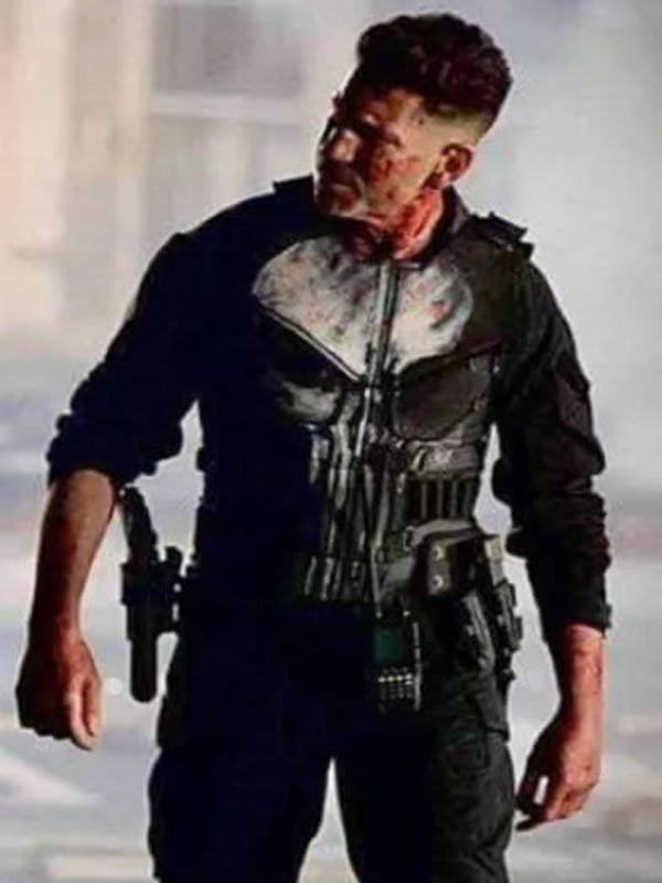 Daredevil Born Again Jon Bernthal Punisher Leather Vest Shop now