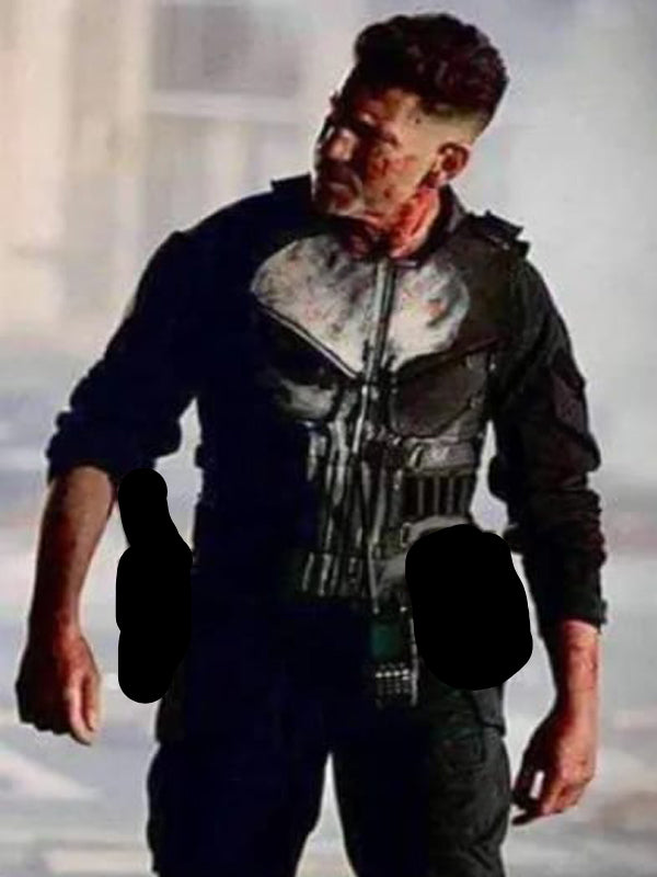 Daredevil Born Again Jon Bernthal Punisher Leather Vest Shop now