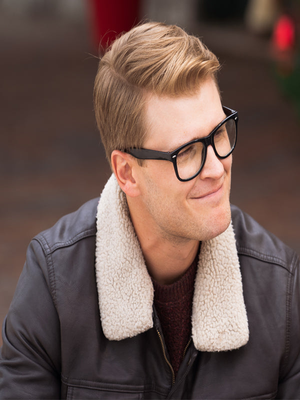 Dashing Home for Christmas Adrian Spencer Leather Jacket on Sale