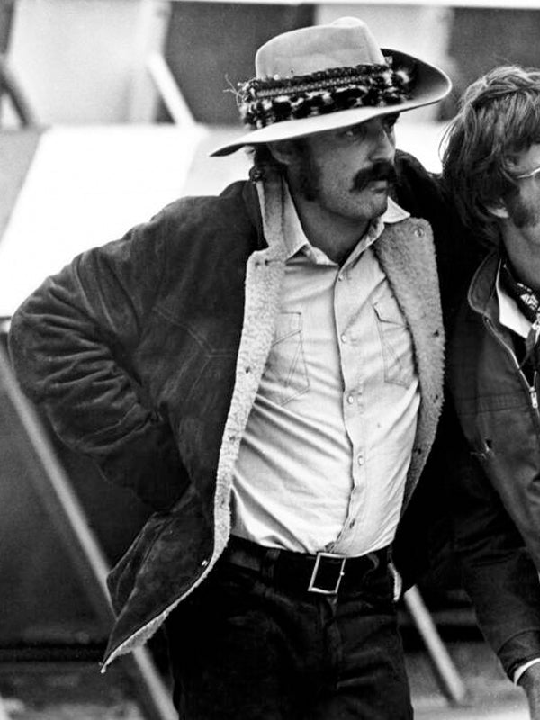 Easy Rider Dennis Hopper Brown Suede Leather Shearling Jacket Vintage Clothing