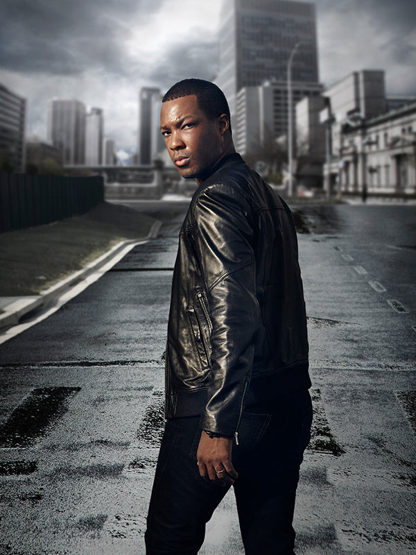 Eric Carter 24 legacy Black Bomber Leather Jacket