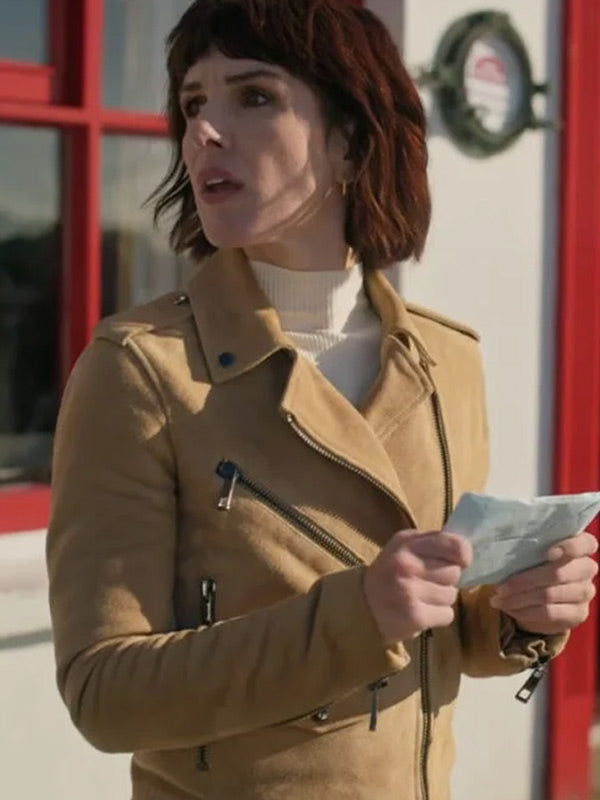 Fiona Love of the Irish Suede Leather Jacket Shop now