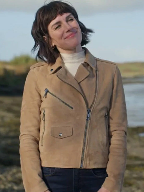 Fiona Love of the Irish Suede Leather Jacket