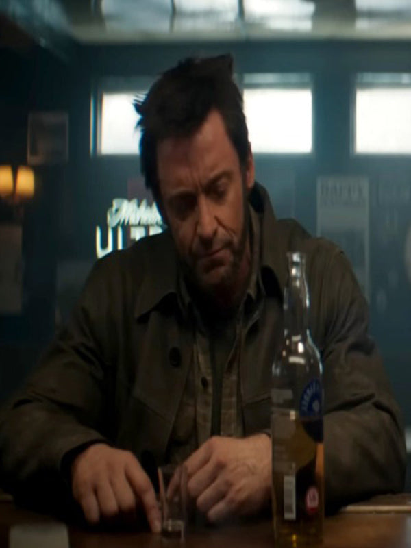 Hugh Jackman Deadpool and Wolverine Leather Jacket Free Shipping UK USA Canada