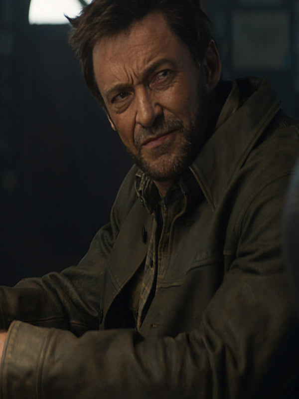 Hugh Jackman Deadpool and Wolverine Leather Jacket