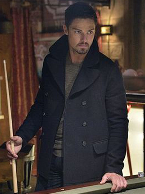Jay Ryan Beauty And The Beast Black Wool Coat Hot Sale