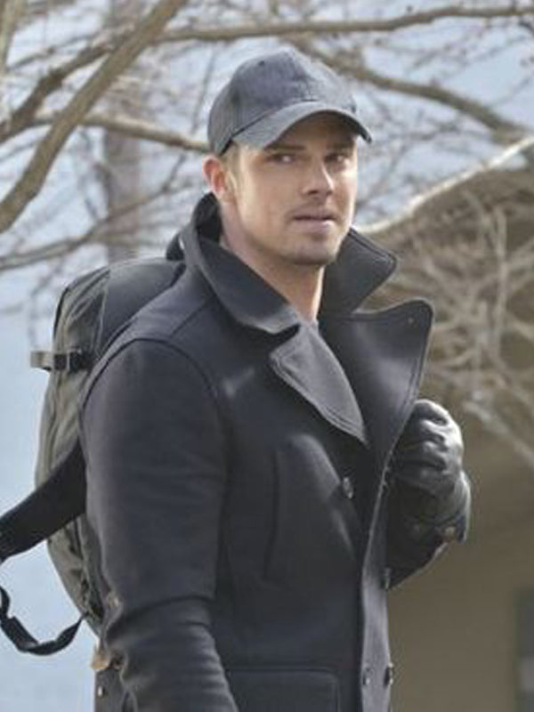 Jay Ryan Beauty And The Beast Black Wool Coat Sale