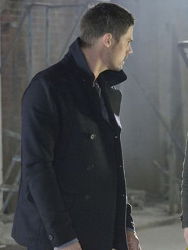 Jay Ryan Beauty And The Beast Black Wool Coat Winter Sale