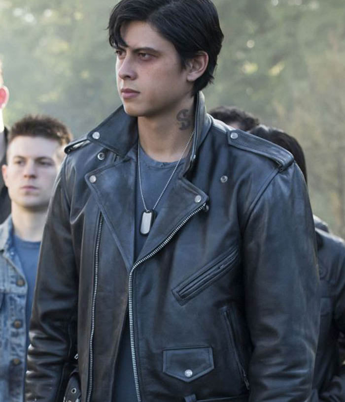 Jughead Jones Southside Serpents Snake Riverdale Black Leather Jacket New Year Sale