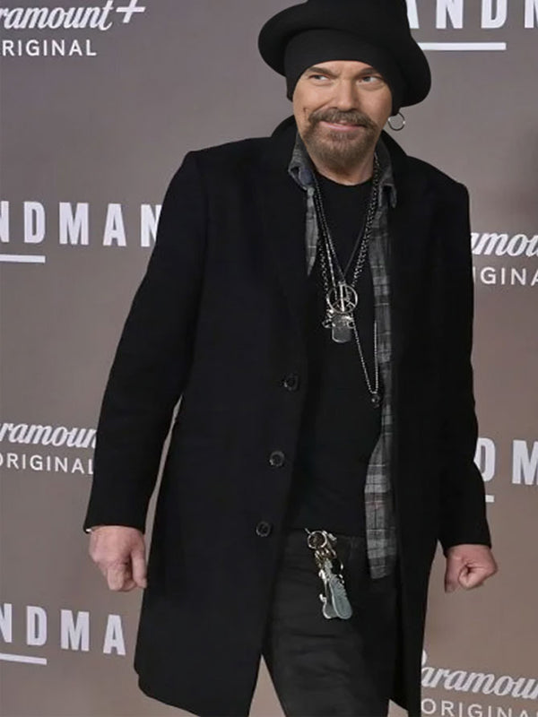 Landman Billy Bob Thornton Black Wool Coat Black Friday Sale