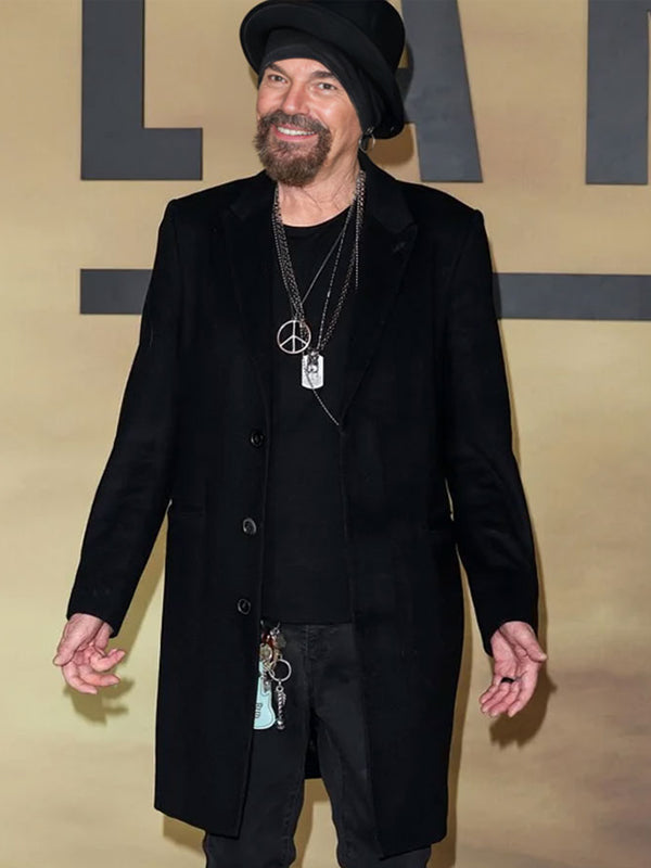 Landman Billy Bob Thornton Black Wool Coat New Year Sale