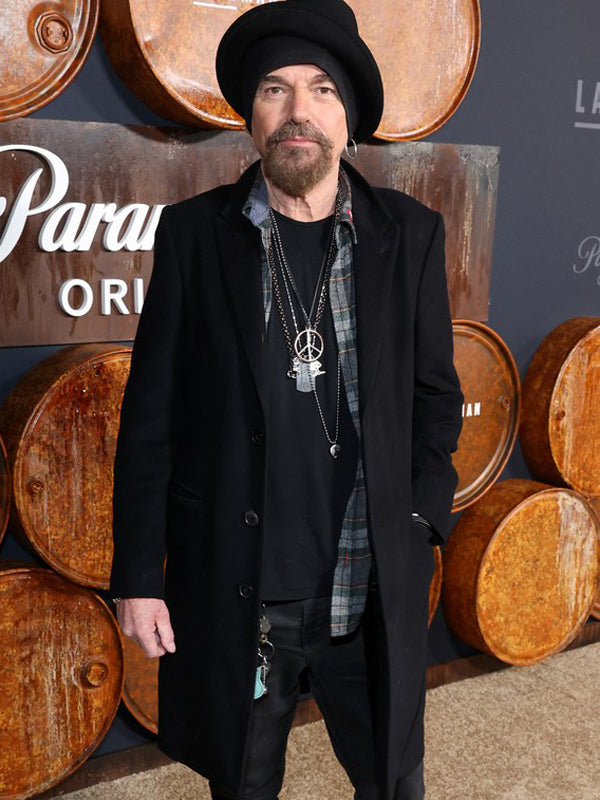 Landman Billy Bob Thornton Black Wool Coat Shop now