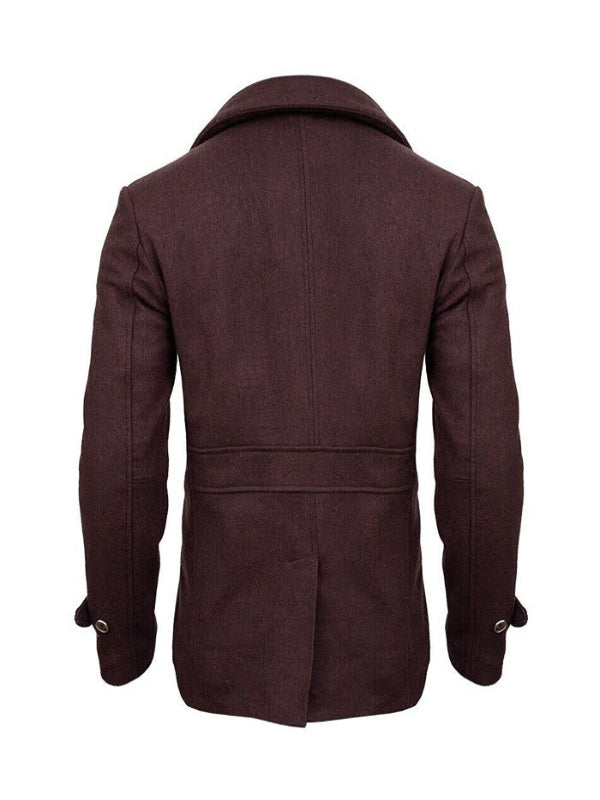 Loki Season 2 Tom Hiddleston Brown Wool Pea Coat Easter Sale