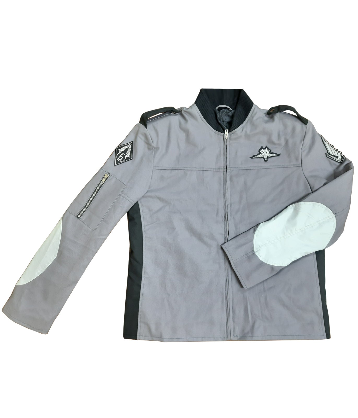 Mobile Infantry Uniform Starship Troopers Gray Cotton Jacket Halloween