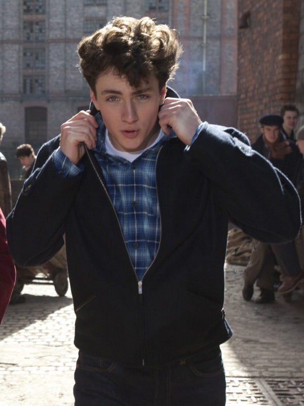 Nowhere Boy Aaron Taylor Black Wool Jacket Black Friday Sale