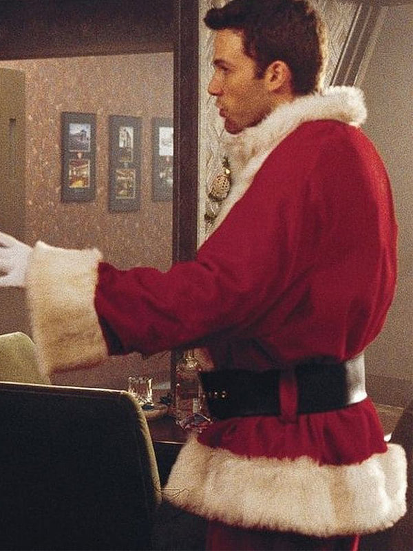 Reindeer Games Ben Affleck Santa Velvet Coat Free Shipping UK USA Canada