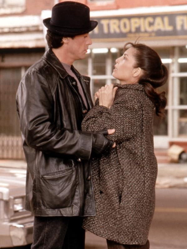 Rocky Sylvester Stallone Black Leather Coat Winter Outfits Sale