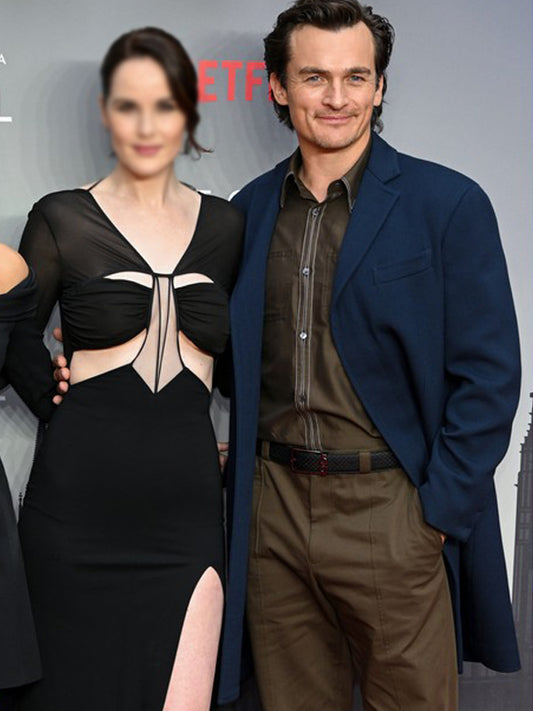 Rupert Friend Anatomy Of A Scandal Wool Coat Black Friday Sale