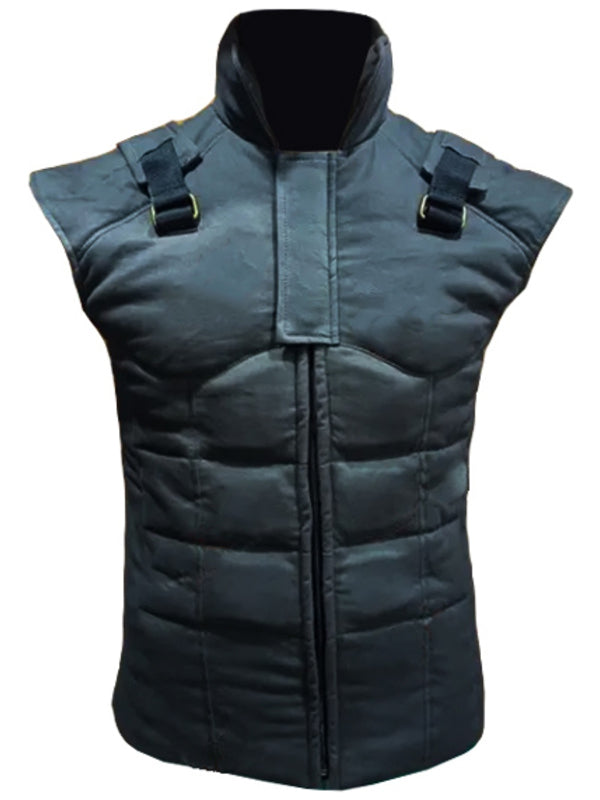 Solid Snake Metal Gear 2 Leather Vest Cosplay Costume Free Shipping Worldwide