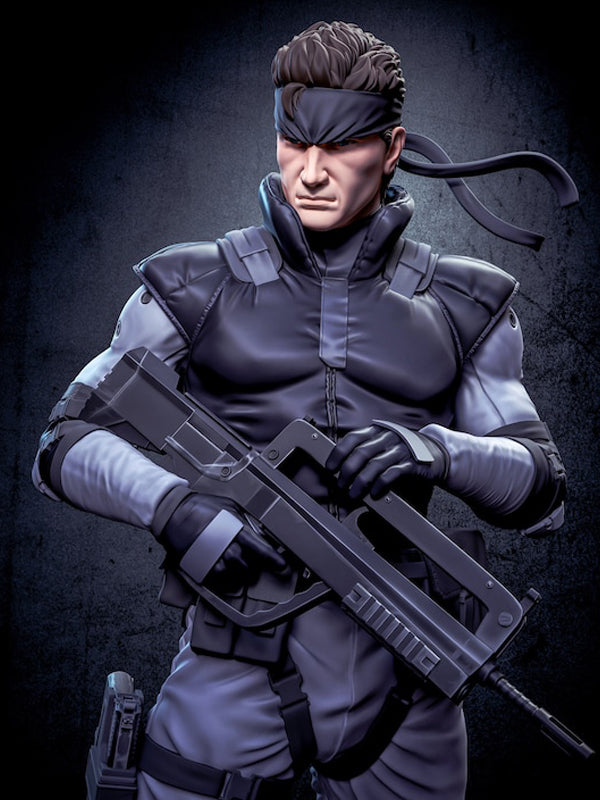 Solid Snake Metal Gear 2 Leather Vest Cosplay Costume Halloween