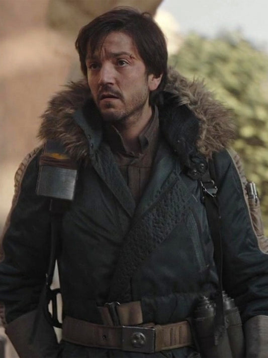 Star Wars Cassian Andor Diego Luna Leather Jacket
