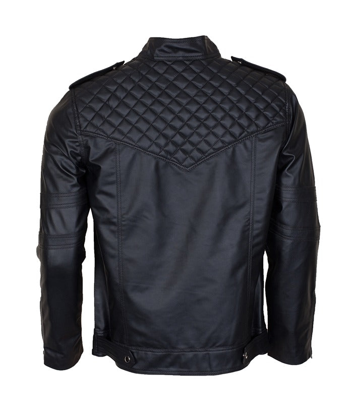 Superhero Batman Beyond Black Leather Jacket Costume Shop now