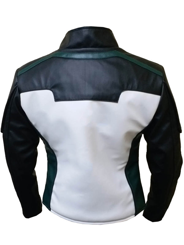 Superman 2025 Guy Gardener Green Lantern Leather Jacket Shop now