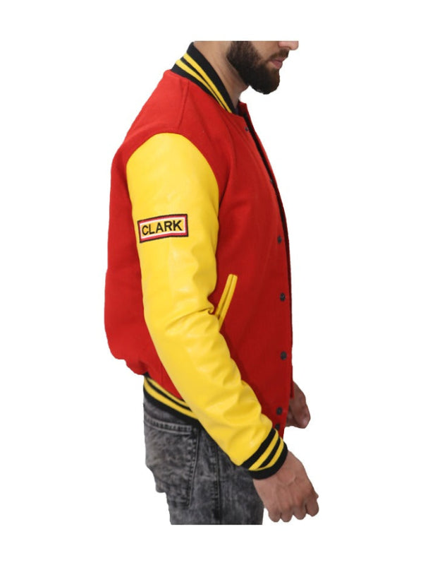 Superman Smallville Tom Welling Crows Varsity Jacket Cosplay Costume