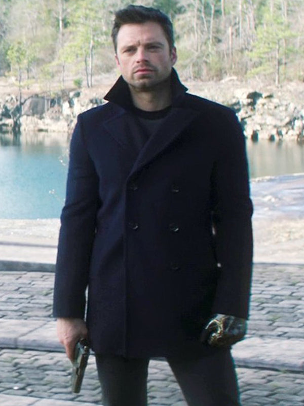 The Falcon And The Winter Soldier Sebastian Stan PeaCoat Buy now