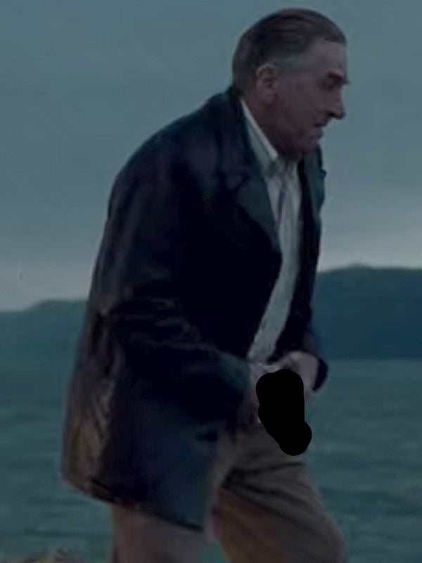 The Irishman Robert De Niro Mob Hit Brown Leather Coat Shop now