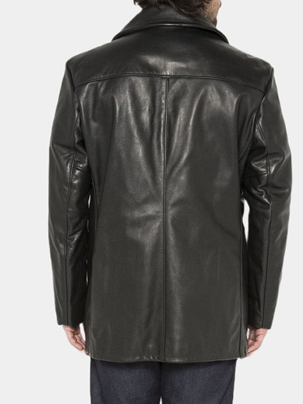 The Walking Dead City Negan Black Leather Coat Sale