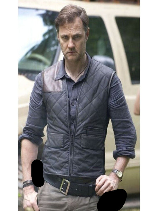 The Walking Dead Governor Quilted Cotton Vest