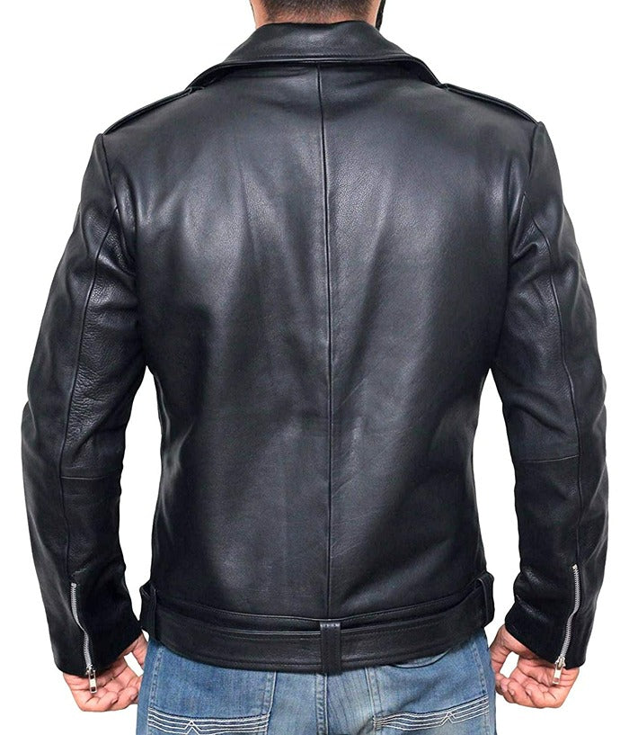 The Walking Dead Jeffrey Dean Morgan Negan Leather Jacket Easter Sale
