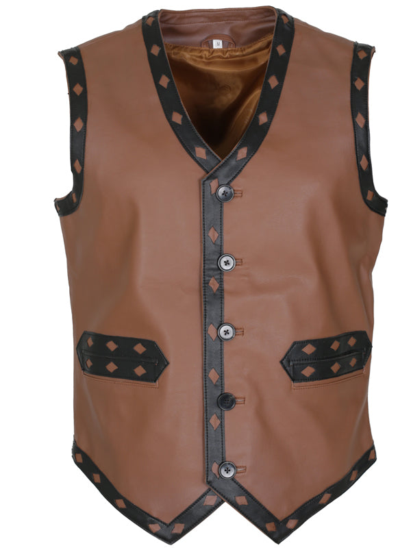 The Warriors 1979 Vintage Leather Vest Cosplay Costume Shop now