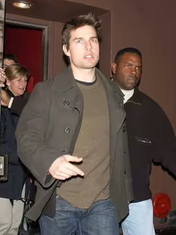 Tom Cruise Mission Impossible Vintage Wool Peacoat Celebrity Sale