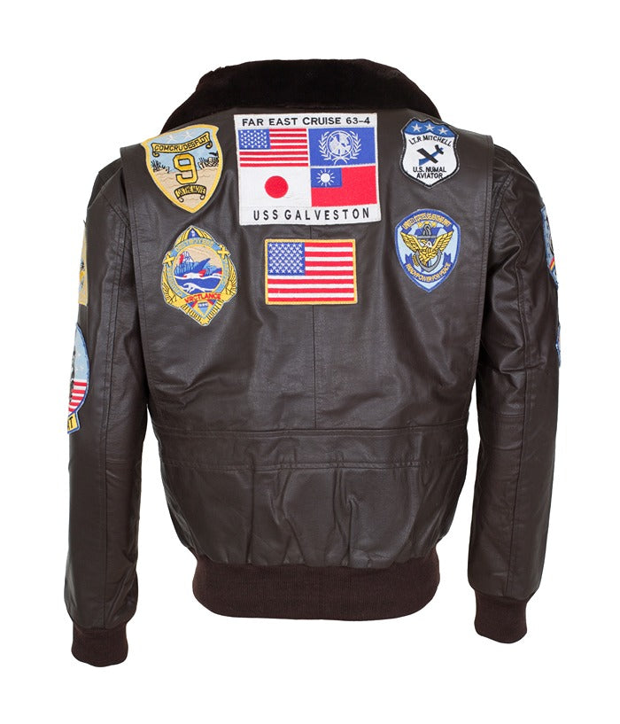 Tom Gun B3 Bomber Aviator Maverick Tom Cruise Leather Jacket Gifts for Him