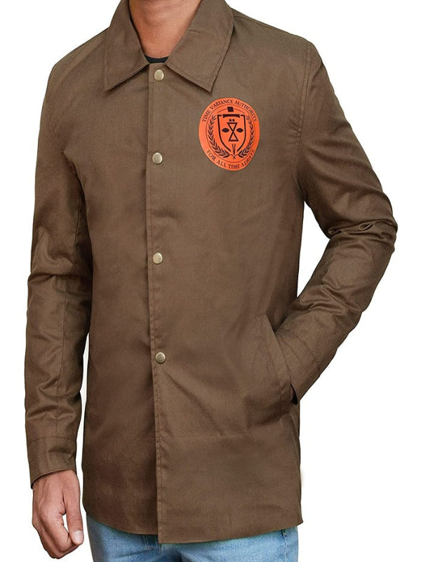 Tom Hiddleston Loki Variant TVA Cotton Jacket veste en cuir