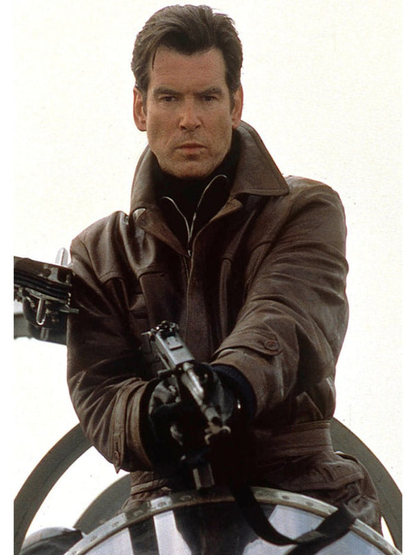Tomorrow Never Dies James Bond Vintage Leather Coat Buy now