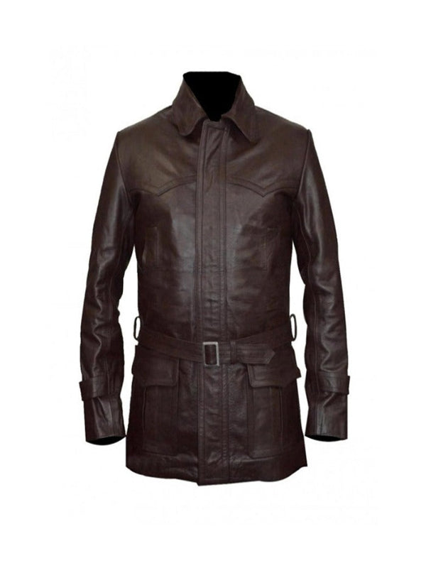 Tomorrow Never Dies James Bond Vintage Leather Coat Shop now