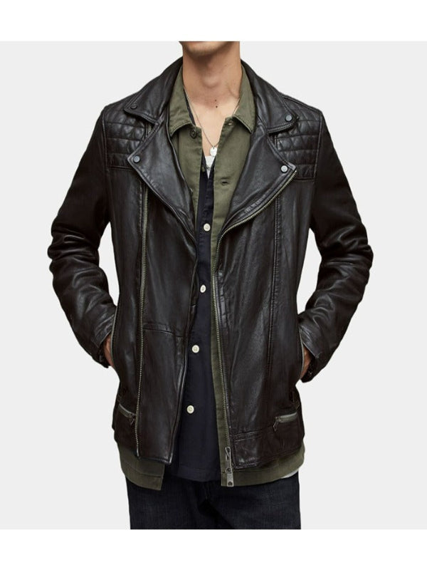 Tony Padilla 13 Reasons Why Black Leather Jacket lederjacke herren