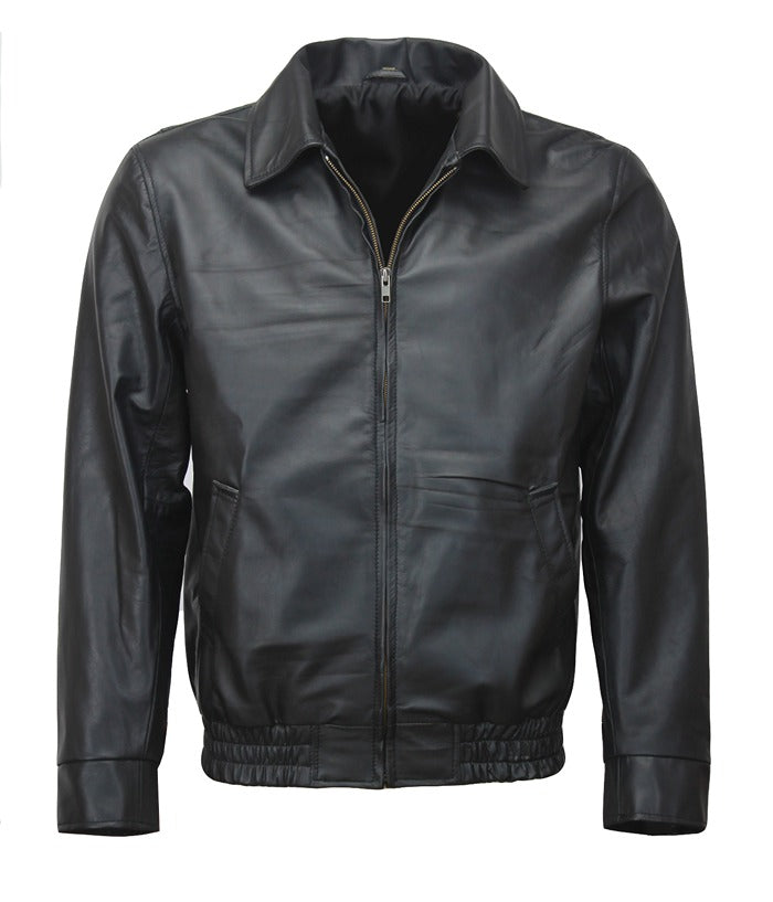 Tony Soprano The Sopranos Black Leather Jacket Buy now